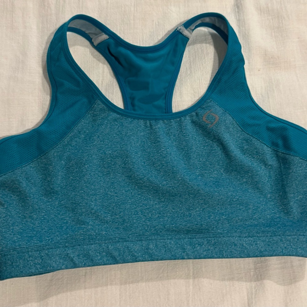 Brooks Blue Racerback Sports Bra